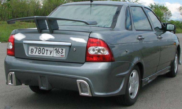 Задний бампер "Авиатор" на  2170
