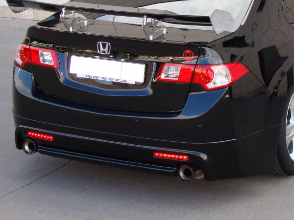 Юбка заднего бампера "MUGEN Style" Honda Accord VIII 2008