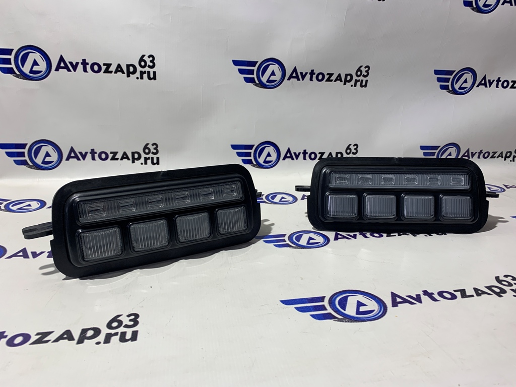 Подфарники LED светодиодные с ДХО РЕВЕРС Тюн-Авто на  4x4 