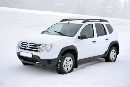 Накладки на пороги "Чистые штаны" на Renault Duster