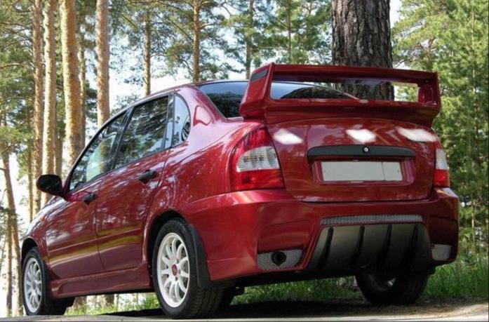 Задний бампер "AVR Самурай" на  1118