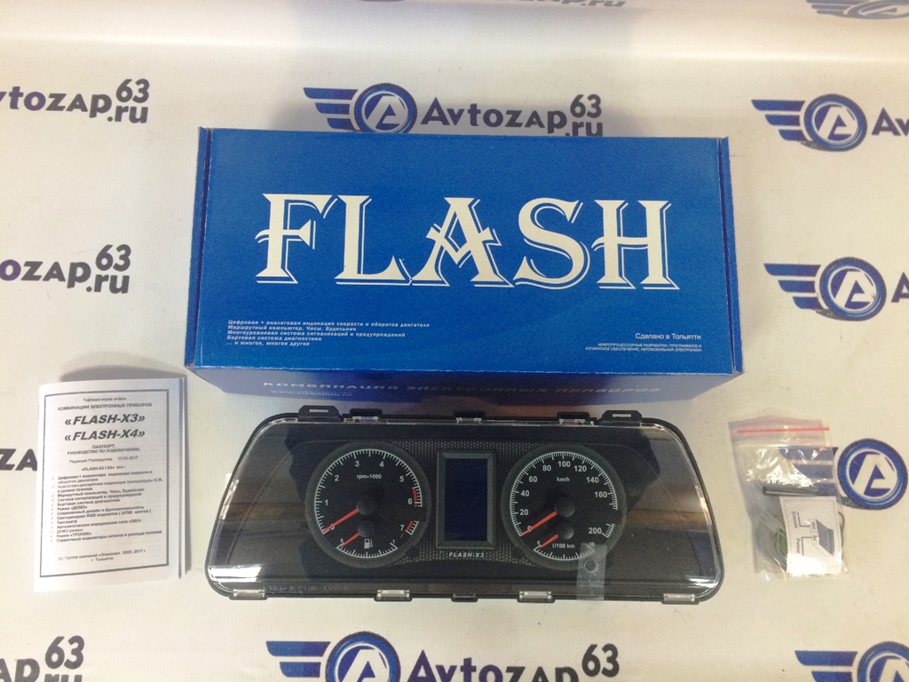Электронная комбинация приборов FLASH X3 на  2108-2115,  4х4, 2123