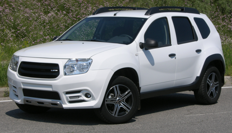 Решетка радиатора Ника-2 на Renault Duster