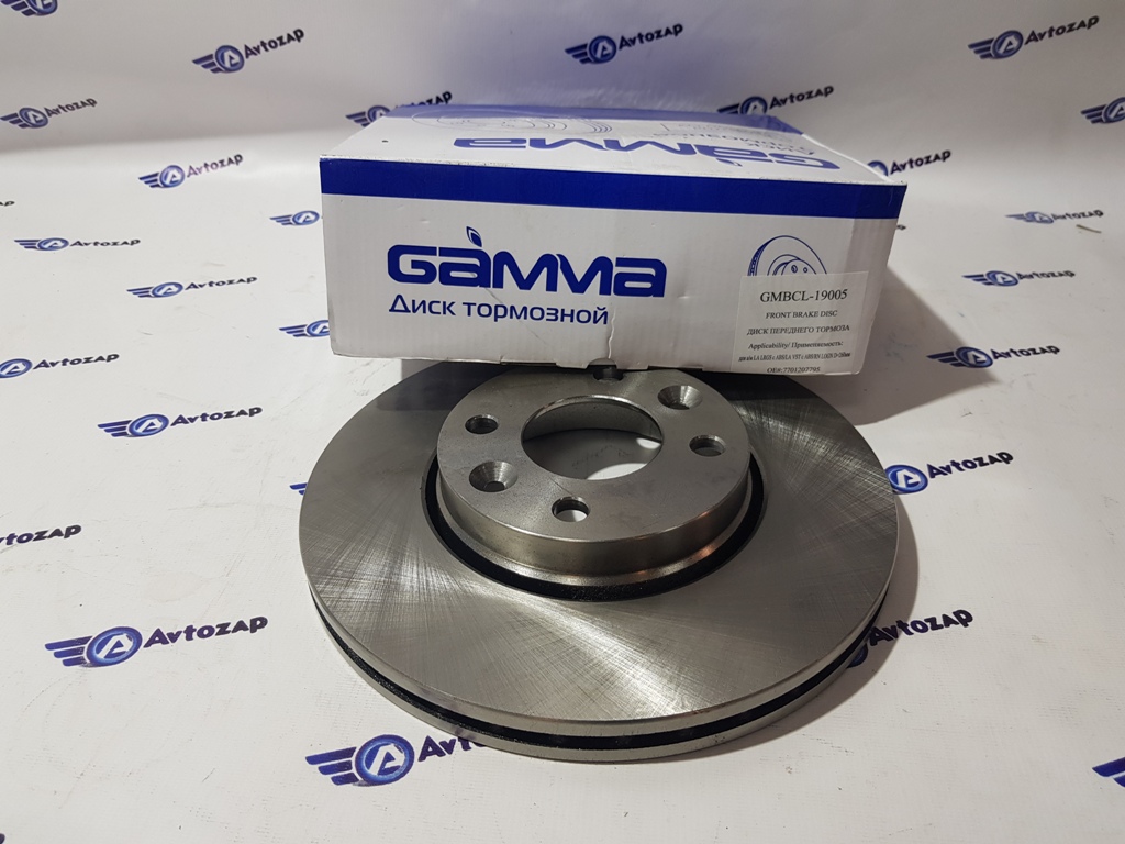 Диск переднего тормоза Gamma с АБС на  Ларгус, Веста