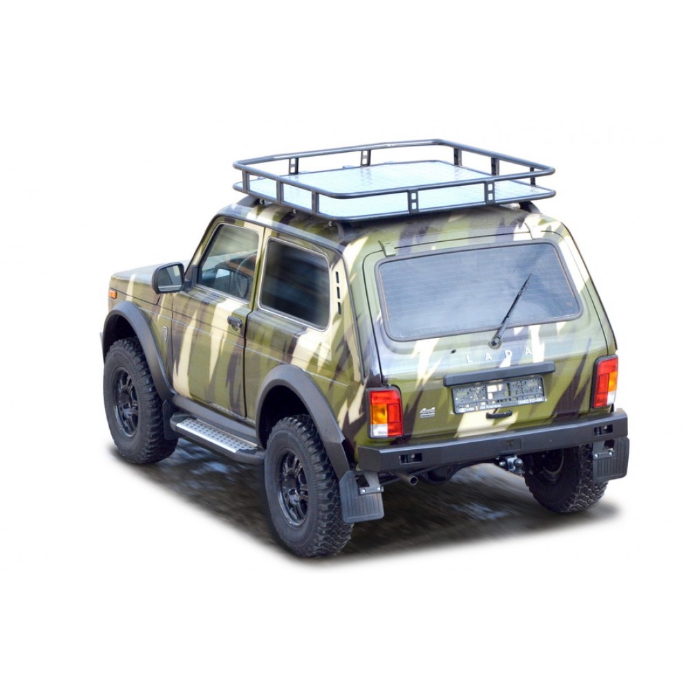 Пороги "БУМЕР" алюминиевые с резинкой на  4x4 , Urban