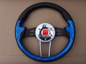 Спортивный руль "Blue Sport" для автомобилей  синий