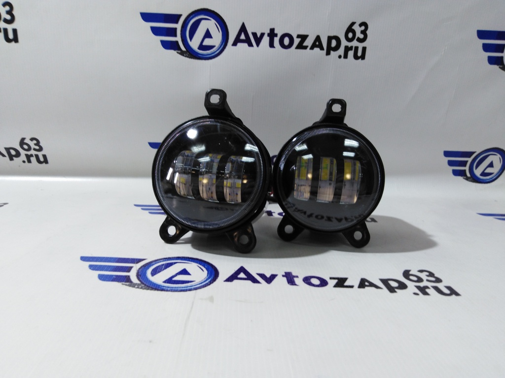 Диодные ПТФ Sal-Man 30W на  Приора, Шевроле 