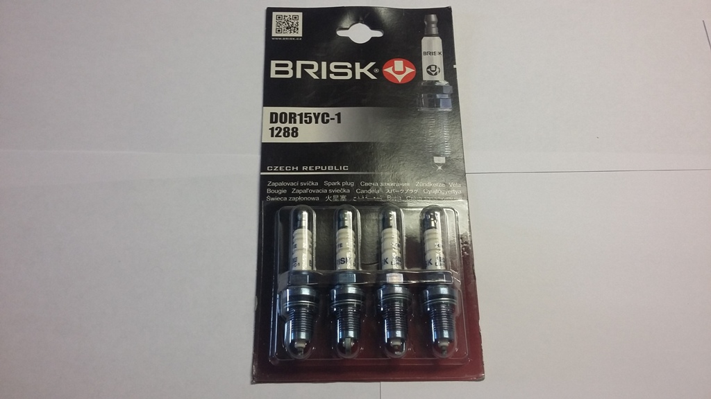 Свечи зажигания BRISK 16 кл. с газом