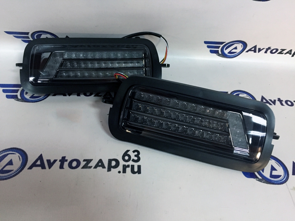 LED (диодные) подфарники с дневными ходовыми огнями для  4x4 ( 21213, 21214, 2131)