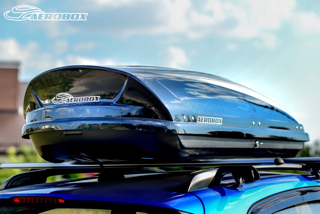 Автобокс на крышу чёрный "Aerobox" (470 л)