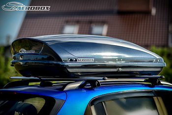 Автобокс на крышу чёрный "Aerobox" (470 л)