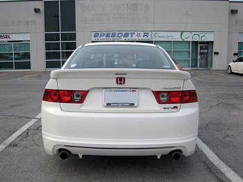 Юбка заднего бампера Honda Accord VII (2002-2006) MUGEN DM.