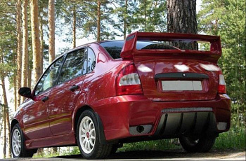 Задний бампер "AVR Самурай" на  1118