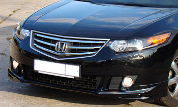 Юбка переднего бампера "Type-S" Honda Accord VIII 2008