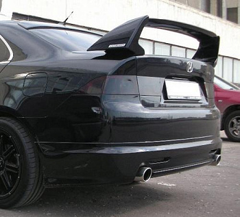 Юбка заднего бампера Honda Accord VII (2006-2008) MUGEN DM.
