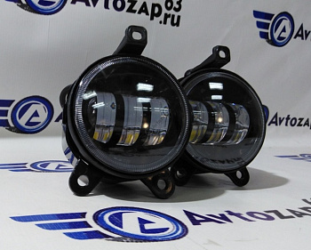 Диодные ПТФ Sal-Man 50W на  Приора, Шевроле 