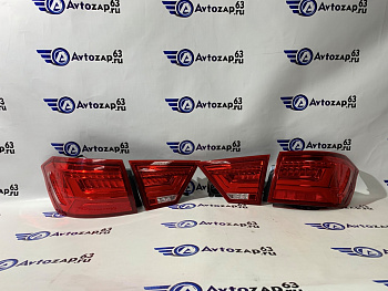 Светодиодные тюнингованные LED фонари на  Веста (красные)